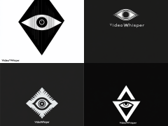 modern sleek logo inspired  prada  videowhisp